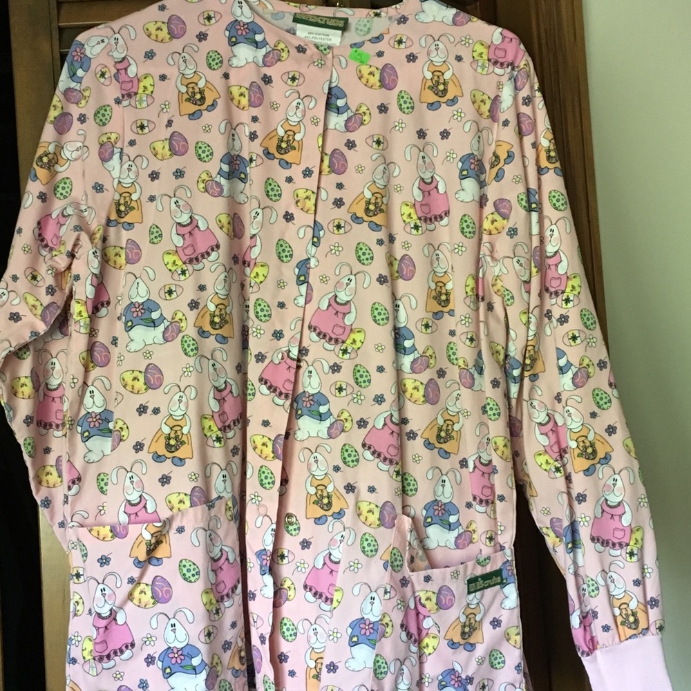 Ladies Easter Scrub Jacket